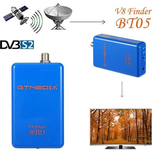 GTmedia V8 Finder BT05 BT03 DVB-S2 satellite TV Receiver 1080P HD Support Bluetooth Sat Finder Meter