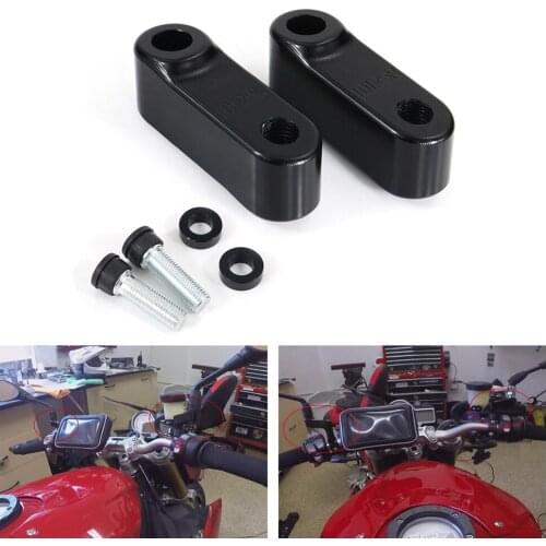 M10*1.25 Motorcycle Mirrors Extension Riser Extend Adapter Fit for KTM 640 Adventure 690 Duke 950 LC 8 Adventure 990 Adventure