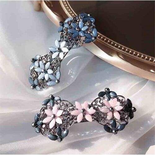 Retro Daisy Spring Clip Simple And Versatile Hairpin Korean Version Alloy Headwear For Women
