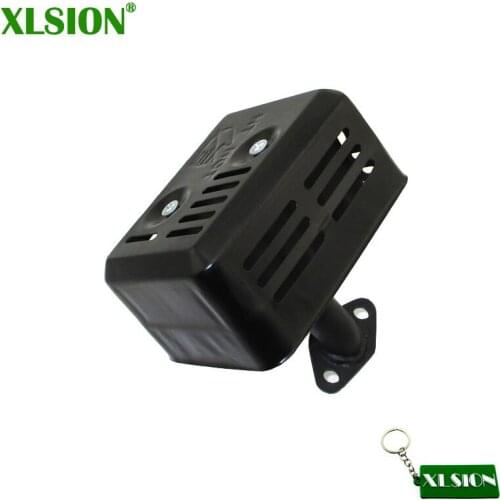 XLSION Exhaust Muffler For Honda GX120 GX160 GX200 4HP 5.5 HP 6.5 HP