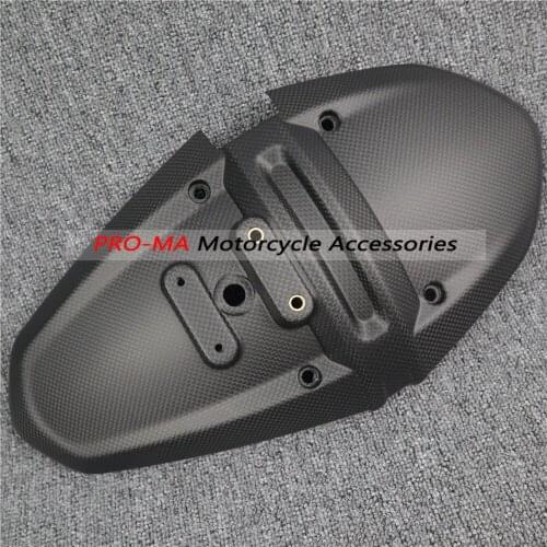 Rear Fender(Rear hugger/Rear Splash Guard) in Carbon Fiber For MV Agusta Rivale 800, Brutale Dragster 800 2014 Plain Matte