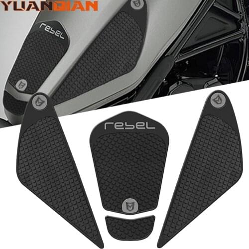 Motorcycle Gas Tank Protect Sticker Fuel Cap Cover Pad Protector For HONDA CMX300 CMX500 REBEL300 REBEL500 REBEL CMX 300 500