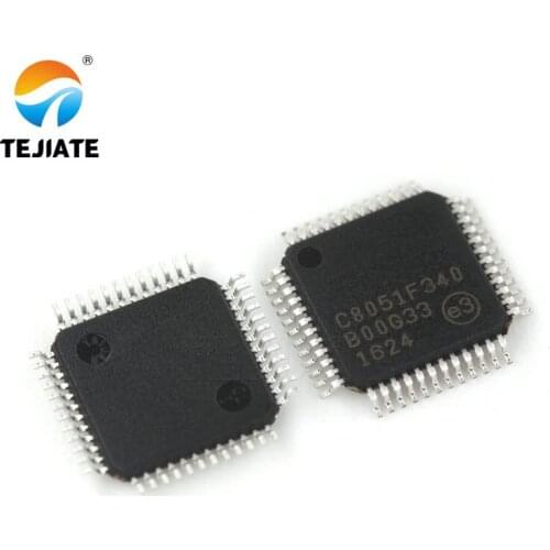 1PCS C8051F340 C8051F340-GQR Microcontroller Chip TQFP-48