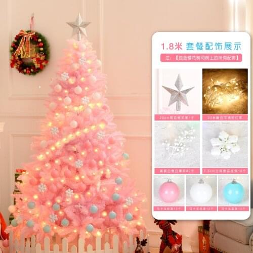 120cm /150cm /180cm Pink Christmas Tree for Home Xmas Decorations Supplies Festival Party Ornament Christmas 2020 New decro