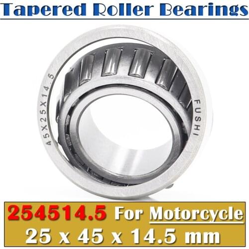 25*45*14.5 mm 1PC Steering Head Bearing 254514.5 Tapered Roller Motorcycle Bearings