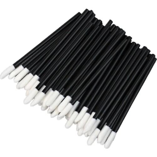 50Pcs/Set Fashion Women Disposable Hollow Lip Brush Wand Applicator Makeup Tool Brushes Accessories кисти для макияжа