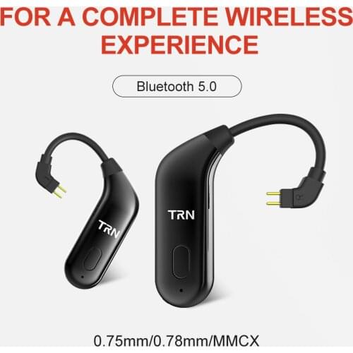 Wireless Ear Hook HIFI Bluetooth 5.0 BT20 Earphone 2PIN/MMCX Connector For TRN X6/IM1/IM2/V80/v30 Revonext QT5/QT2