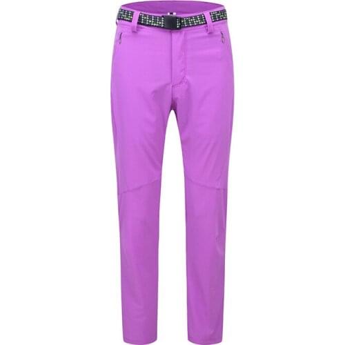 Outdoor Quick-dry Pants Women Summer Thin Sports Casual Light Climbing Long Pants Solid Color Elastic Moisture Wicking Pants