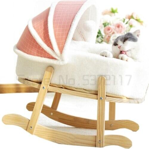 Cat Nest Winter Warm Closed Cat House Four Seasons Universal Removable Washable Princess Bed Cradle Chair Supplies Cat Bed Pets