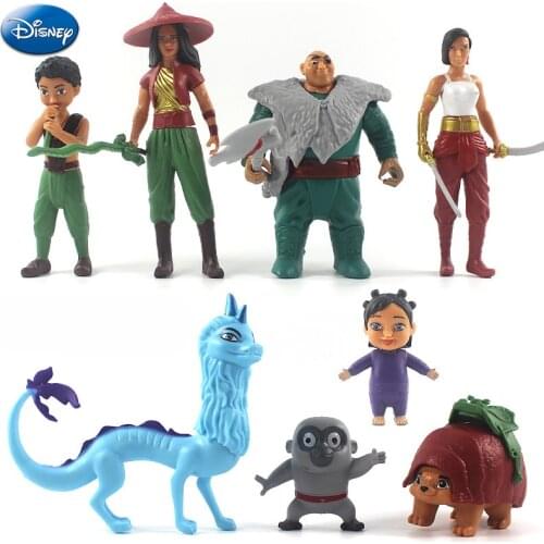 Raya and The Last Dragon Toys Disney Anime Figure Princess Raya Model Action Figure Dolls for Boys Girls Kids Birthday Toy Gift