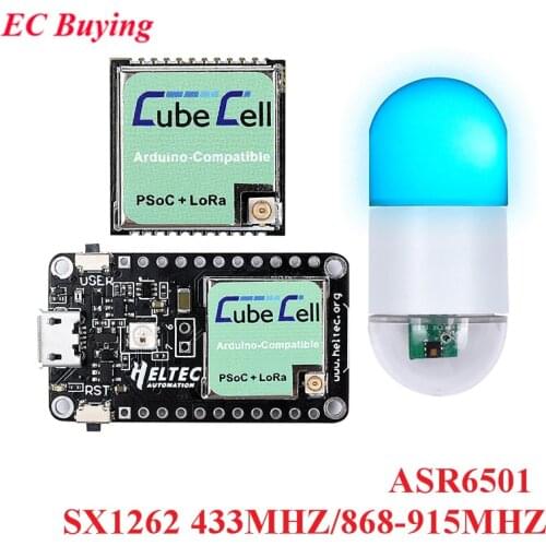 IOT Lora Node 868-915MHZ 433MHZ ASR6501 SX1262 CubeCell Development Board Adapter Wifi Sensor Module LoRaWAN For Arduino