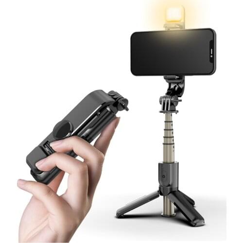 L10S Mini Fill Light Bluetooth Selfie Stick Tripod Mobile Phone Holder