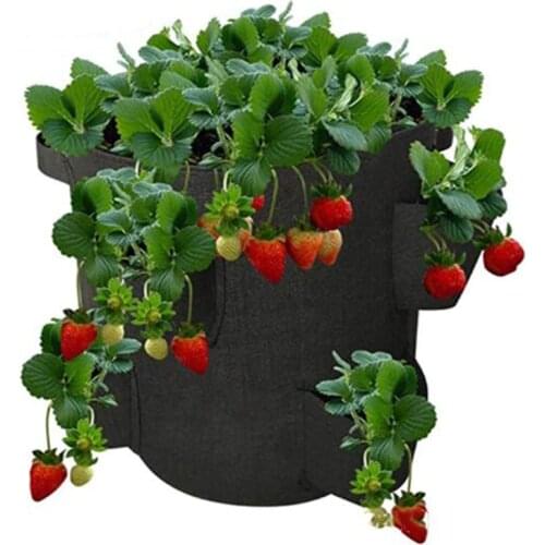 Planting Grow Bag Garden Outdoor Reusable Pot Planter Root Breathable Vegetable Strawberry Vertical Flower Herb