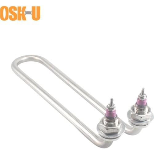 M18 Thread Bended U Shape Heating Element 304SUS 220/380V Tubular Heater Element for Cooking Furnace Wattage 2KW/3KW