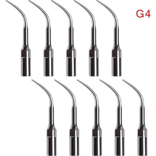 10 pcs Dental Ultrasonic Scaler Scaling Tip G4 For Woodpecker EMS Handpiece