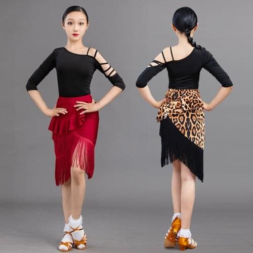 Latin Dance Practice Clothes For Girls Professional Fringe Skirt Latin Competition Dress Rumba Tango Samba Dance Costume DQL4386