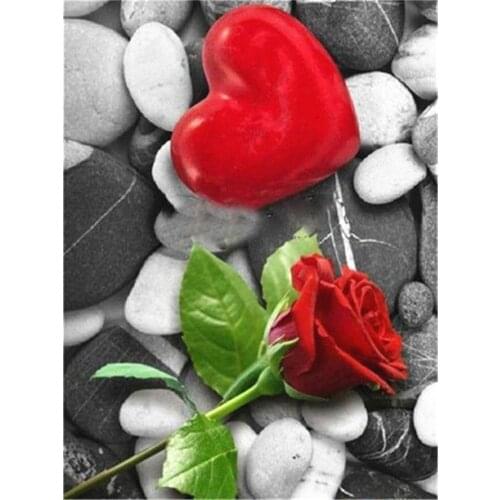 Rose Flower Diy Embroidery Cross Stitch 11ct Kits Dropshipping DIY 11CT Embroidery Cross Stitch Kits Room