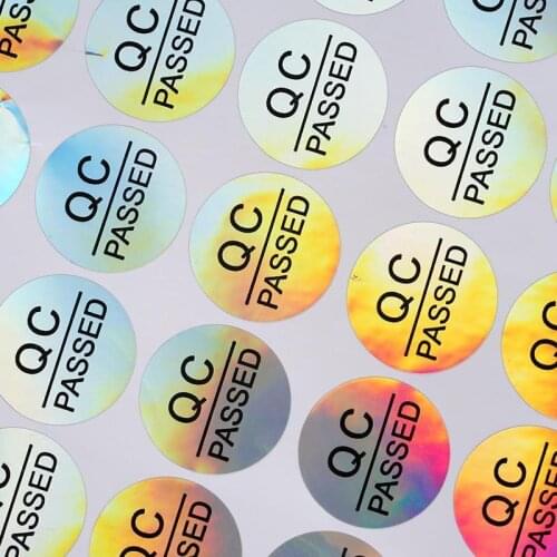 Hologram Sticker QC Certified Sticker Diameter 1cm 10 Appliances For Electronic Lot And 50pcs Home / Waterproof 10mm * T7D1