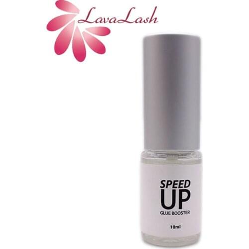 Speed Up Glue Booster False Eyelashes 10ml Silver Cap Korea Professional Lash Lifting Adhesive Makeup Tools Clear Lash Perm
