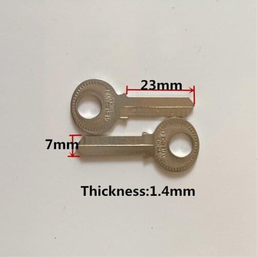 Locksmith Supplies Key Blank Middle 1.5mm Right Groove Blank Key A058(15pcs/lot)