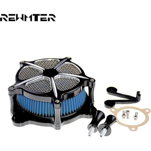 Motorcycle Air Cleaner Intake Filter For Harley Touring Road King Road Glide Street Glide 2008-2016