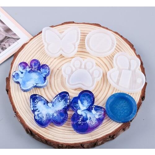 DIY Butterfly Epoxy Resin Molds Hand Mirror Silicone Casting Mold DIY Jewelry Making Findings Supplies Accessories