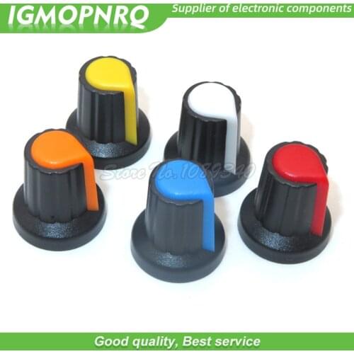 1000PCS WH148 potentiometer knob Yellow Orange Blue White Red cap15X17mm AG2 knob IGMOPNRQ