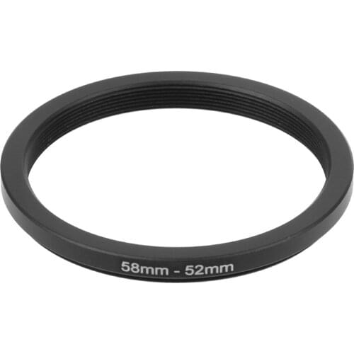 2020 New 58mm To 52mm Metal Step Down Rings Lens Adapter Filter Camera Tool Accessory