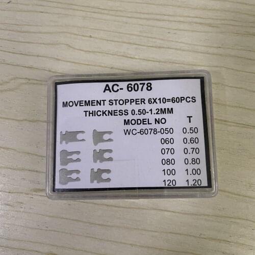 Watch accessories card head head pin card spring card handle tube a box of 6 sizes of 60