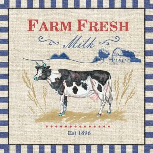 5d DIY Farm Fresh Cows Diamond Painting Full Drill Embroidery Cross Stitch Needlework Mosaic Craft Home Decor Christmas Gift