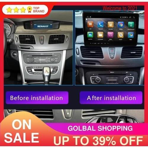 For Renault Latitude Android 10.0 4G 128GB Car GPS Navigation Stereo Multimedia Player Auto Stereo Head Unit Radio Tape Recorder