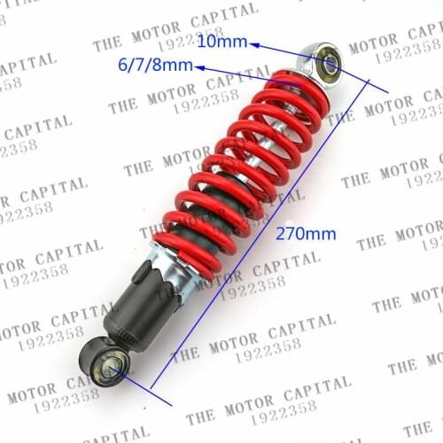 Free shipping Universal 270mm Motorcycle Shock Absorber front For Yamaha Motor Scooter ATV Quad