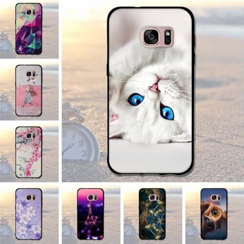 Case For Samsung Galaxy S7 Cover Phone Bags Soft Silicone Coque Print Case For Samsung Galaxy S7 G9300 G930 Shell Fundas