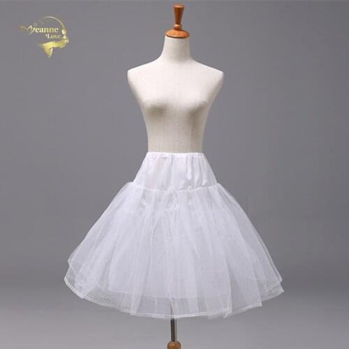 White Flower Girls Underskirt Cosplay Party Short Dress Petticoats Children Baby Kids Rockabilly Crinoline Hoopless Tutu Skirt