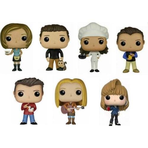 Friends RACHEL 261# ROSS 262# MONICA 263# BING 264# 265# 266# 703# Figures Collection Model Children Toys