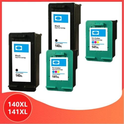 4PK Replacement for HP 140XL 141XL ink cartridge for HP140 5363 D4263 6413 J5783 C4283 C4343 C5283 D5363 printer