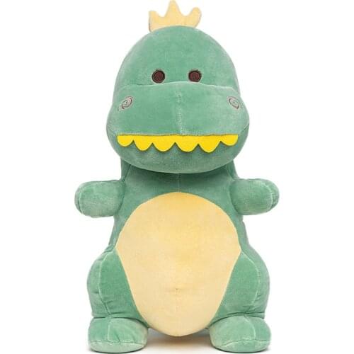 Kawaii New 2021 Green Dinosaur Soft Plush Stuffed Toys Animals Cartoon Doll For Girlfriend Kis Childrens day Birthday Gift