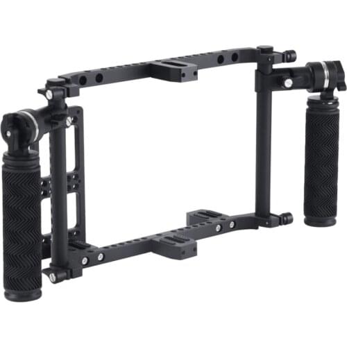 NITZE DIRECTORS MONITOR CAGE WITH ADJUSTABLE ARRI ROSETTE HANDLES JSQ002