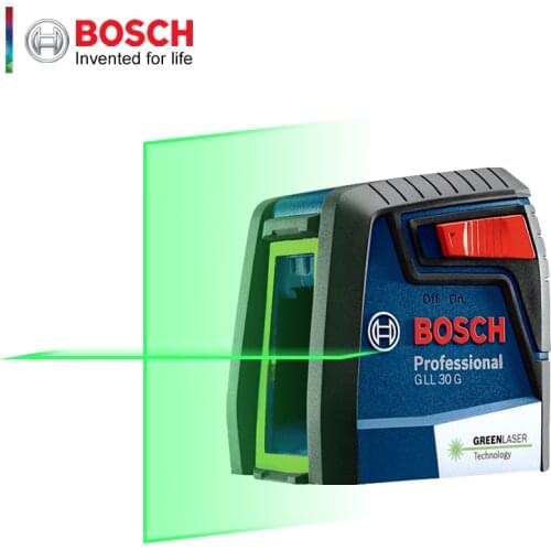 Bosch GLL30G Laser Level High Precision Green Light Two-Line Horizontal And Vertical Laser Level