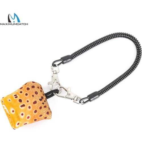 Maximumcatch Brown Trout Sunglasses Cleaner Micro Fibre Cleaning Cloth with Fly Fishing Lanyard Fishing Tool