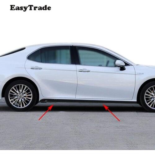 Car Sticker Side Door Body Moldings Sticker Trim Line Garnish Protector For Toyota Camry 2018 2019 Accessories Car Accessories