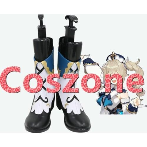 Genshin Impact Barbara Cosplay Shoes Boots Halloween Carnival Cosplay Costume Accessories