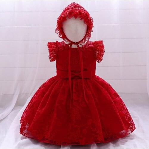 Baby girl dress cute lace short sleeve hooded princess dress toddler baby girl dress wedding dress newborn party birthday dress