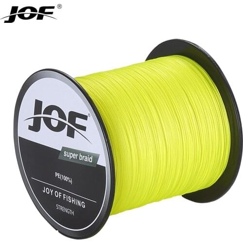 JOF X4 Fishing Line Braided Fishing Line 300/1000M Super Strong Multifilament Fishing Line Carp Fishing Pesca 8LB-80LB
