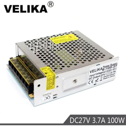 DC27V Power supply Switch 3.7A 100W Led Driver Supplies Transformer 110V 220V AC-DC 27V For Led Strip Light lamp CCTV Stepper