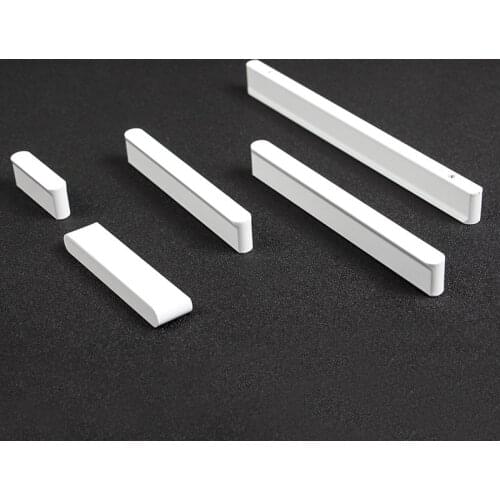 American Style White Cabinet Handles T Bar Aluminum Alloy Kitchen Cupboard Pulls Drawer Knobs Furniture Handle Hardware