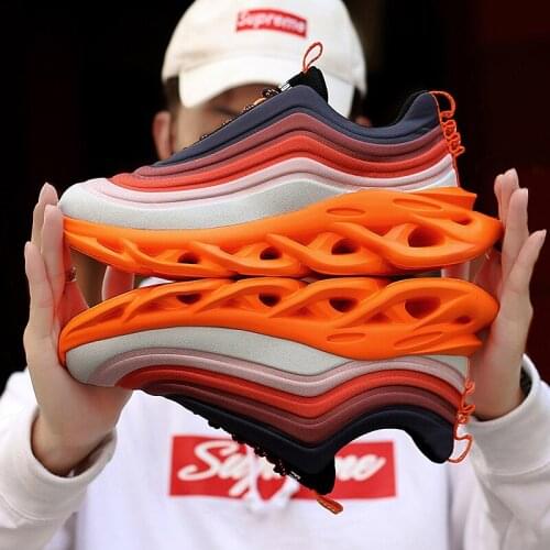 Knitting for sneakers trainers Casual sneaker 2020 Men solid slip deporte men sports para zapatos lightweight masculino sport