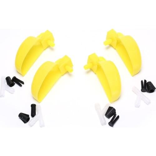 4Pcs Small Yellow Bird Quail Dove Drinking Cup Nice Drinking Automatic Drink Bowls