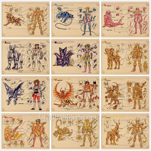 5d Diy Diamond Painting Anime Saint Seiya Armor Cartoon Manga Diamond Mosaic Embroidery Cross Stitch Full Drill Home Decor Gift