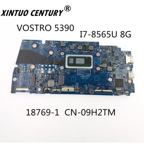 For Dell VOSTRO 5390 5391 7391 motherboard CN-09H2TM 09H2TM 9H2TM 18769-1 SREJP I7-8565U 8G 100% teste